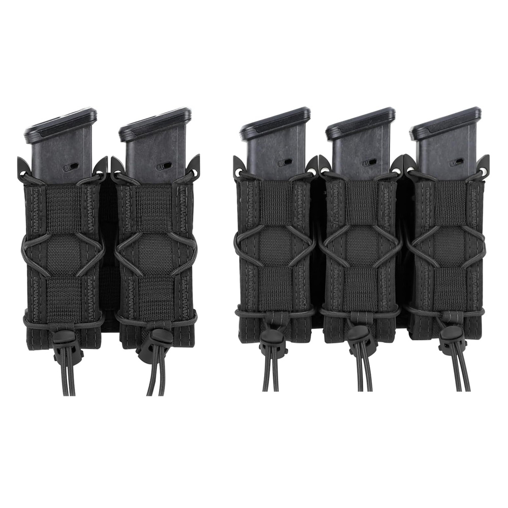 Magazine Holder Rack - 9mm Pistol Double/Triple Stack Magazine Pouch