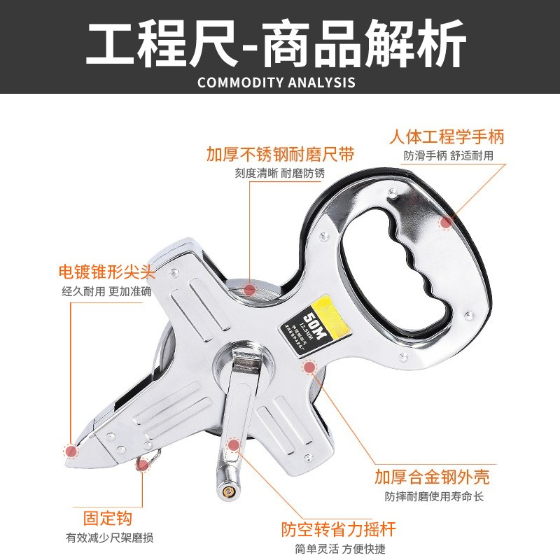 Stainless Steel Tape Measure 5 - Tape Dispenser Weighted 评论和价格