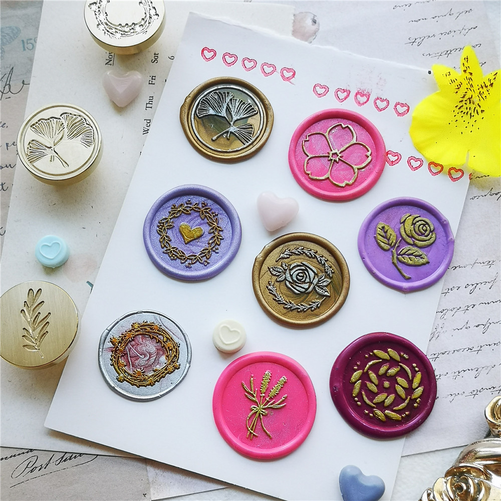 Wax Seal Stamp Head Flower Sta - Wax Seal Stamp Set 评论和价格