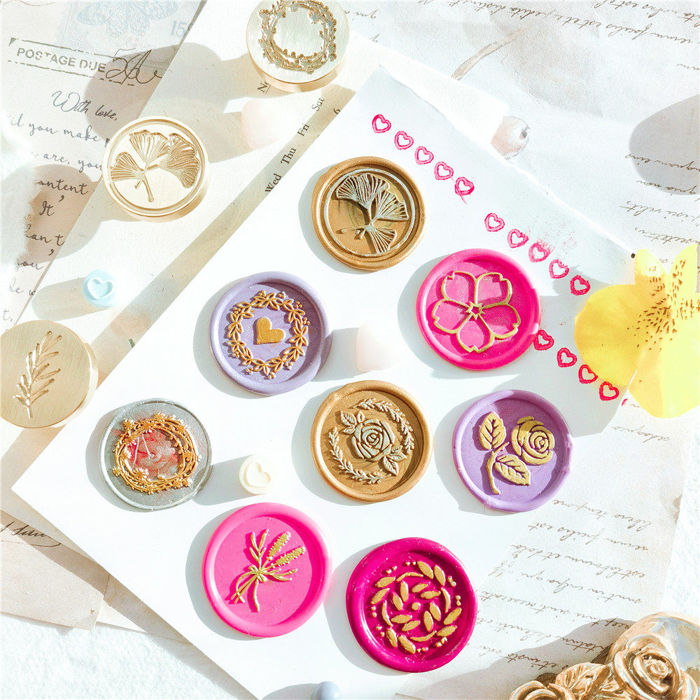 Wax Seal Stamp Head Flower Sta - Wax Seal Stamp Set 评论和价格